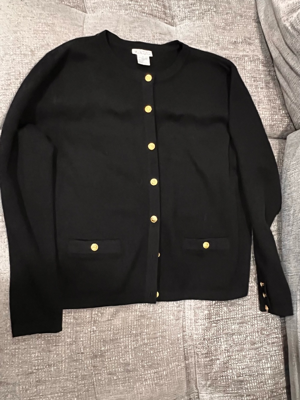 vintage Talbots 100% Merino Wool crewneck lady jacket